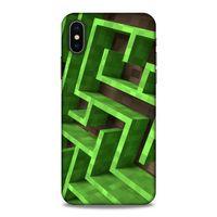 Lopard Apple iPhone XS Uyumlu Kılıf PiXel (6) Silikon Kılıf Craft