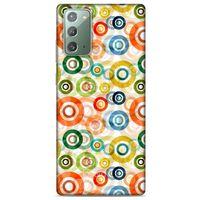 Samsung Galaxy Note 20 Kılıf Pastel Renkler (32) Soft Silikon Kılıf Turunu Sarı