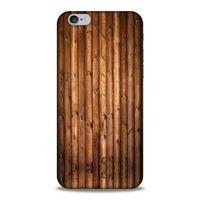 Lopard Apple Iphone 6 Uyumlu Kılıf Wood'X (9) Kılıf Baskılı
