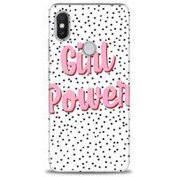 Xiaomi Redmi Note 6 Pro Kılıf HD Baskılı Kılıf - Girl Power + Tam Ekran Koruyucu