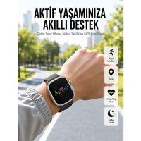 Akıllı Saat Çok Fonksiyonlu Uzun Pil Ömürlü Çağrı Cevaplayabilen Kol Saati
