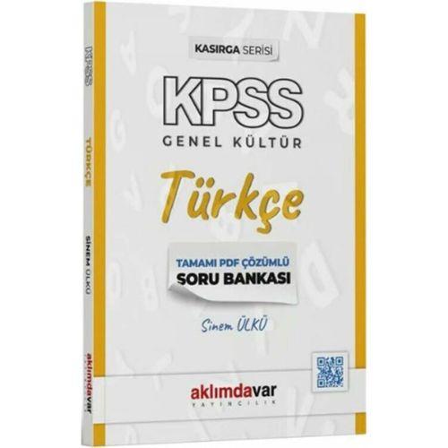 KPSS Türkçe Kasırga Soru Bankası PDF Çözümlü Aklımdavar Yayıncılık