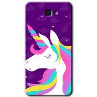 Potkal Hediye Fabrikası Samsung Galaxy J7 Prime 2 Kılıf HD Desen Baskılı Arka Kapak - Unicorn Sleep