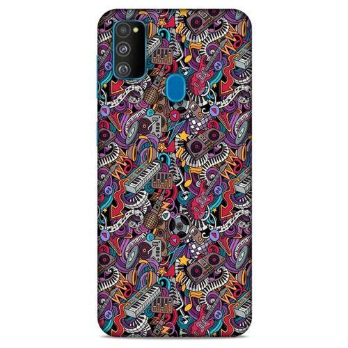Retro (2) Desen Kabı Renkli Samsung Galaxy M30s Kılıf