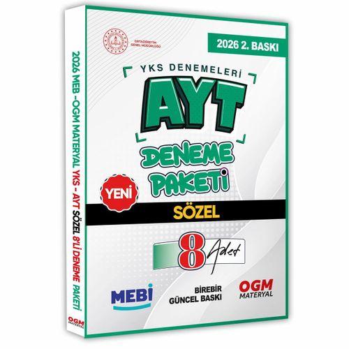 2026 YKS-AYT MEBİ ONLİNE Güncel SÖZEL 8li Seri Deneme Fasikül Paketi (A4 Boyut Renkli) BASKI ÜCRETİ