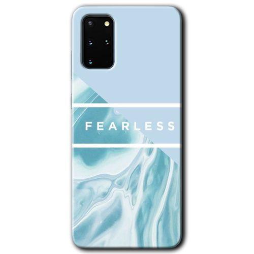 Potkal Hediye Fabrikası Samsung Galaxy S20 Plus Kılıf HD Desen Baskılı Arka Kapak - Fearless