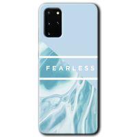 Potkal Hediye Fabrikası Samsung Galaxy S20 Plus Kılıf HD Desen Baskılı Arka Kapak - Fearless