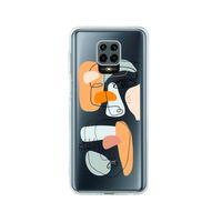 Redmi Note 9 Pro Colored Art Desenli Premium Şeffaf Silikon Kılıf