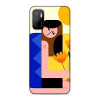 Xiaomi Poco M3 Pro Uyumlu Kılıf Face'X 44 Tough Armor Kılıf Çiçekli
