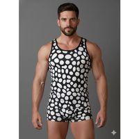 Erkek Desenli Tank Top Boxer Takımı