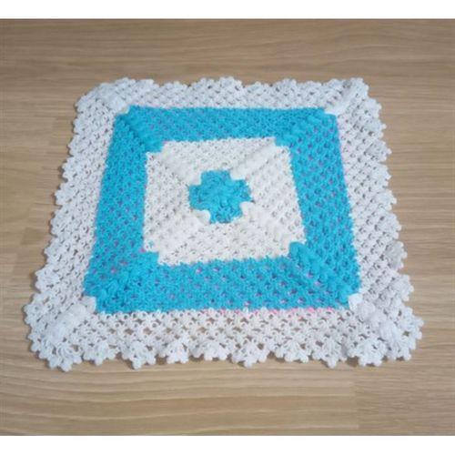 El İşi Pamuklu Banyo Lifi,El Örgüsü Mavi Beyaz Pembe Duş Lifi 26X26Cm