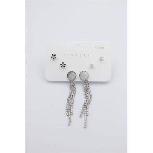 Çoklu Set Küpe - Gümüş