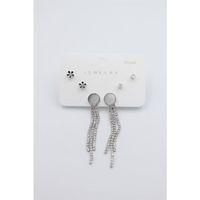 Çoklu Set Küpe - Gümüş