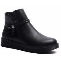 KUUM LONDON K1121001 Siyah Fermuarlı Kadın Bot