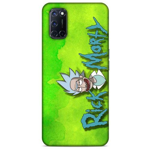 Oppo A92 Uyumlu Kılıf Rick And Morty (12) Koruyucu Silikon Space Cruiser / Car