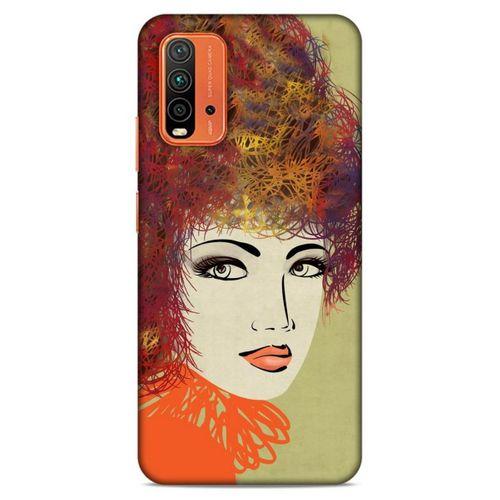 Lopard Xiaomi Redmi Note 9 4g Uyumlu Kılıf Sürreal Yüzler ♀ (32) Soft Silikon Kılıf Desenli