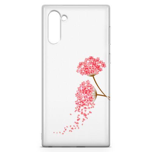 Samsung Galaxy Note 10 Kılıf Hüzünlü Ortanca Arka Kapak Koruma Desenli Full Koruyucu