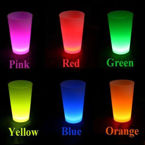 Neon Parti Glow Bardak 1.5 oz Karışık Renk 1 Adet Tekli