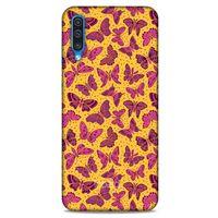 Samsung Galaxy A30s Kılıf Kelebek Etkisi (27) Tasarımlı Kılıf Karışık Renkli