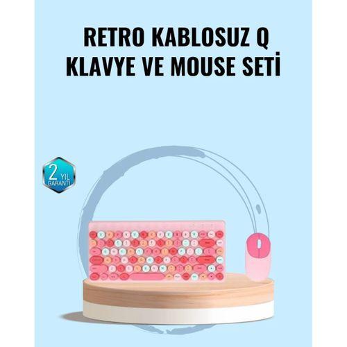 Bluetooth Klavye Ve Mouse Kombinasyonu – Usb Alıcılı, Kompakt, Uzun Ömürlü