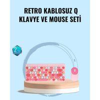 Bluetooth Klavye Ve Mouse Kombinasyonu – Usb Alıcılı, Kompakt, Uzun Ömürlü