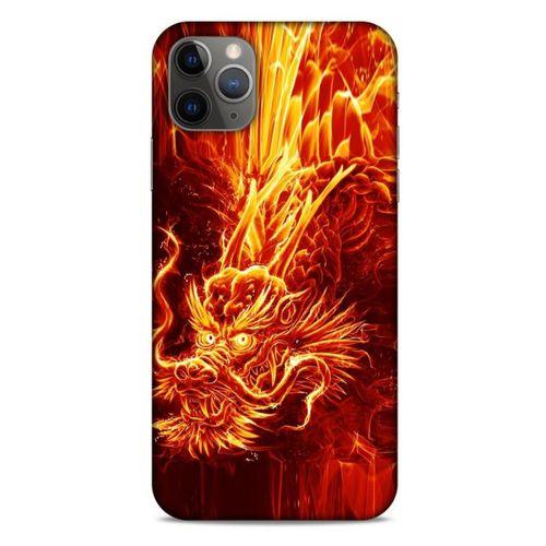 Apple Iphone 11 Pro Max Kılıf Dragons (12) Koruyucu Silikon Ateş Ejderhası