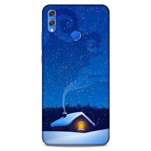Huawei Honor 8x Kılıf Snowix (21) Koruyucu Kapak Parliement Mavi