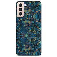 Lopard Samsung Galaxy S21 Plus Uyumlu Kılıf Kamuflaj (39) Liquid Crystal Kılıf