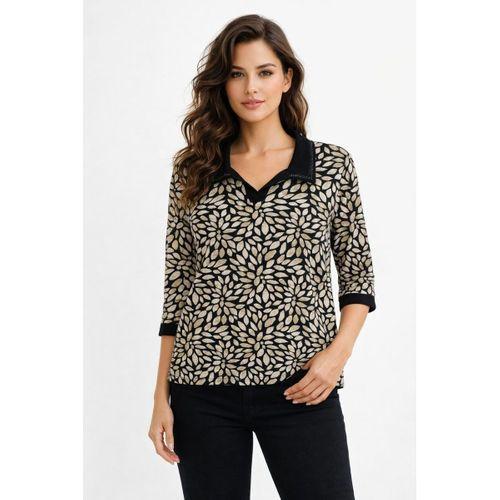 Kadın Turuva Kol Yaka Modelli Bluz BGL-ST05321