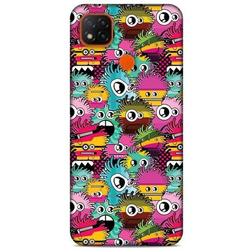 Graffitix (35) Desenli Silikon Kapak Xiaomi Redmi 9C Kılıf