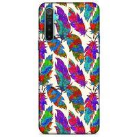 Oppo Realme 6i Kılıf Desenli Özel Seri Tüyler (34) Slim Armor Kılıf