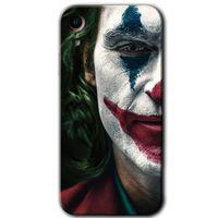 MRCİLETİSİM iPhone XR Kılıf Baskılı Kapak - Joker + 5D Tam Kaplayan Cam