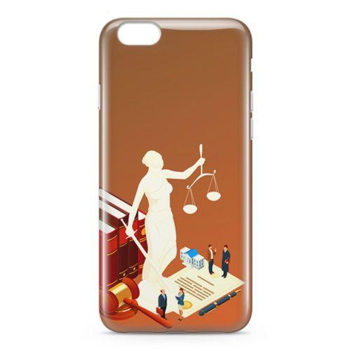 Apple iPhone 6 Plus - 6S Plus Kılıf Hakim Savcı Avukat Arka Kapak Koruma Desenli Full Koruyucu