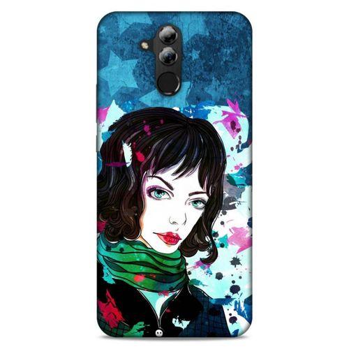 Lopard Huawei Mate 20 Lite Uyumlu Kılıf Sürreal Yüzler ♀ (23) Ultra Koruma Kılıfı Baskılı