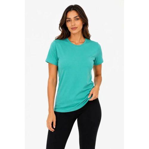 Basic Tişört Bisiklet Yaka Kısa Kol Günlük Yazlık Slim Fit T-Shirt - Su Yeşili