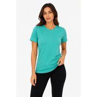 Basic Tişört Bisiklet Yaka Kısa Kol Günlük Yazlık Slim Fit T-Shirt - Su Yeşili