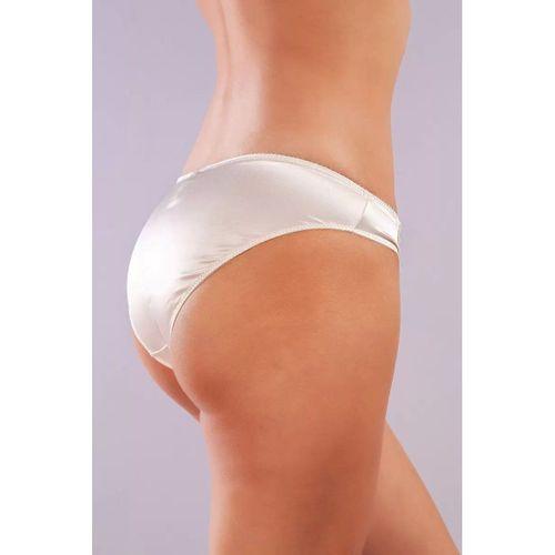 Golshan Giselle Mini Slip, Kadın Güpürlü Saten Ekru Külot