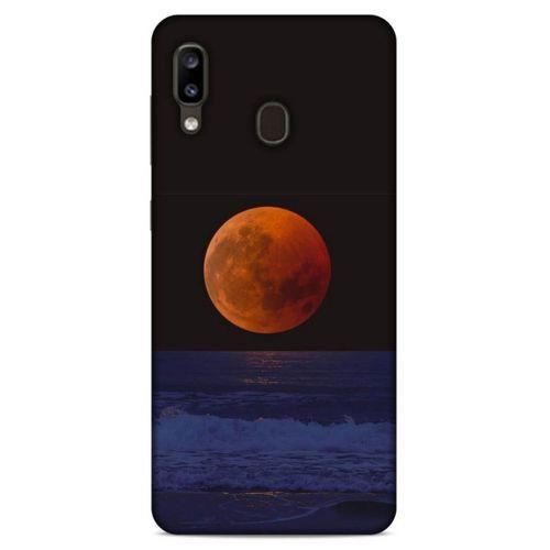 Lopard Samsung Galaxy A20 Uyumlu Kılıf Gece'S (38) Neo Hybrid Kılıf Kızıl Ay