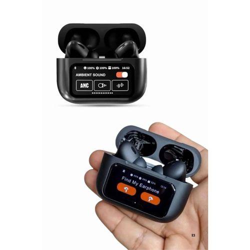 Kulak İçi Bluetooth Kulaklık Ekranlı Müzik Dinleme Çağrı Cevaplama Siyah