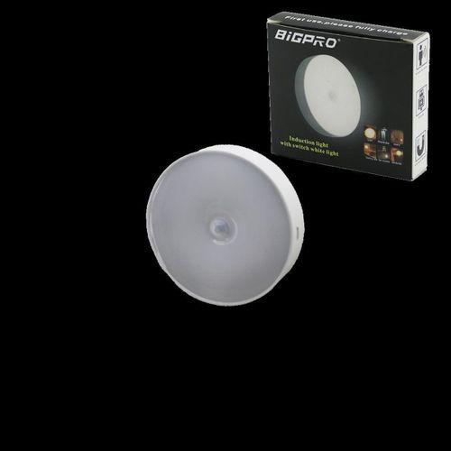 Sensörlü USB Şarjlı Beyaz LED Yuvarlak Lamba 8.3 cm