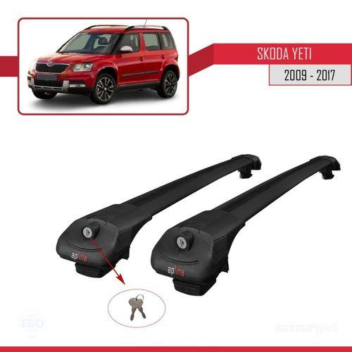 Skoda Yeti 2009-2017 Arası ile uyumlu ACE-1 Ara Atkı Tavan Barı SİYAH