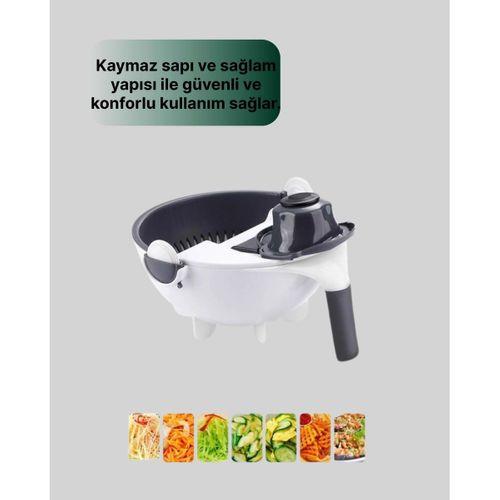 Çok Fonksiyonlu Dilimleyici Ve Süzgeçli Mutfak Atı