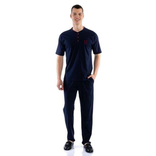 D's Damat 02000 Kısa Kol 3'lü Erkek Pijama Takımı
