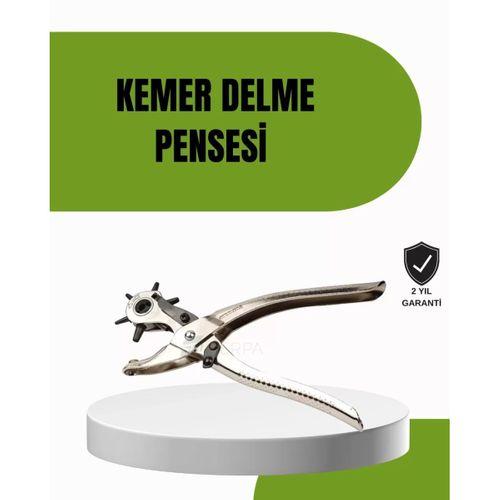 Deride Kemer Çanta Ayakkabı Delme Pensesi 6 Uçlu Döner Başlıklı Tamir Aleti