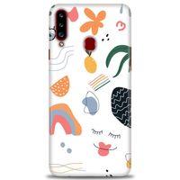Samsung Galaxy A20S Kılıf HD Baskılı Kılıf - Drawing + Tam Ekran Koruyucu