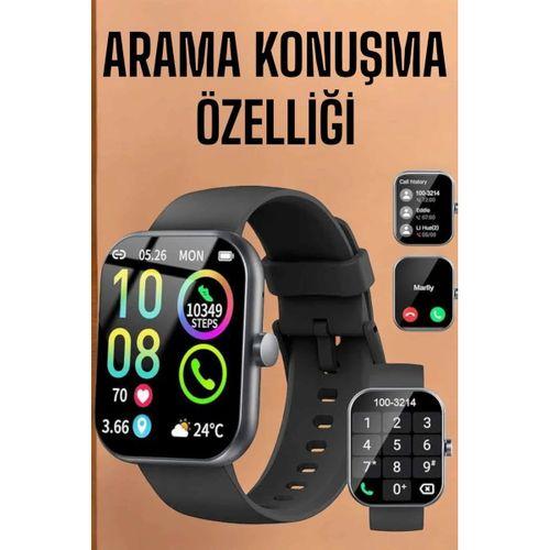 Akıllı Saat Tema Değiştirme Bluetooth Bağlantılı Arama Cevaplayan