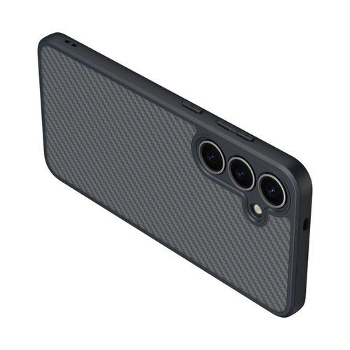 Galaxy S25 Plus Kılıf M-safe Şarj Özellikli Karbon Fiber Tasarımlı Zore Elnino Kapak