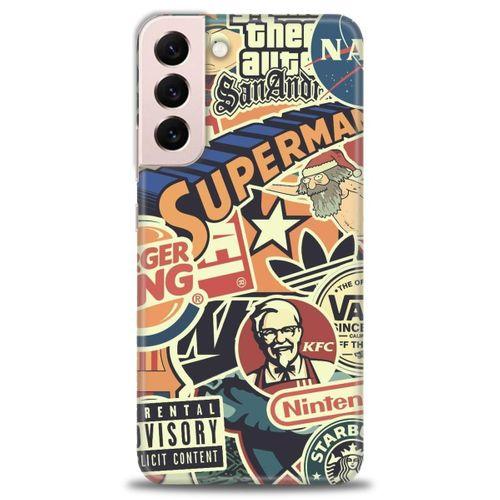 Samsung Galaxy S22 Plus Kılıf HD Baskılı Kılıf - Superman + Tam Ekran Koruyucu