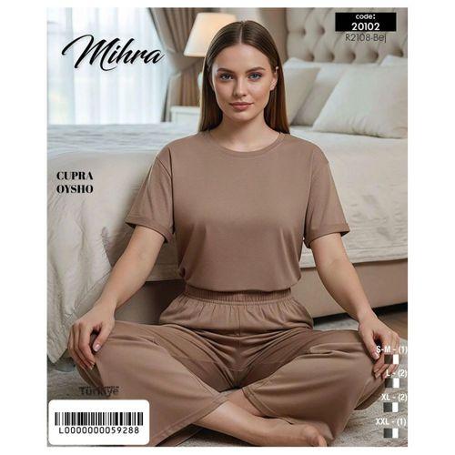 Mihra 20102 Kadın Oysho Kısa Kol Pijama Takımı
