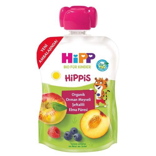 Hipp Hipp Organik Orman Meyveli Şeftalili Elma Püresi 100gr